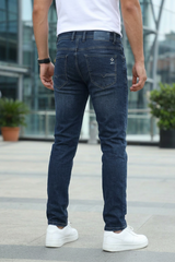 Atlance Jns Men Dark Blue Narrow Fit Denim Jeans