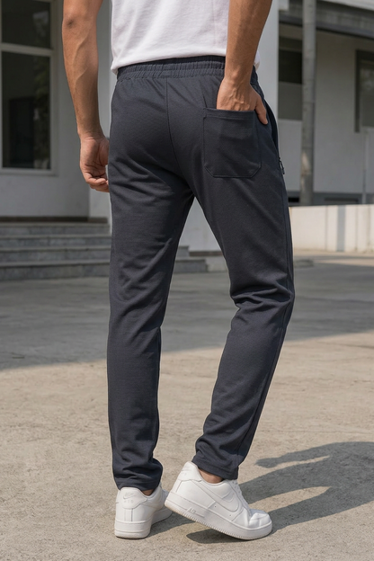 Men Premium Dark Grey Track Pant | Sports & Stylish Fit KL-63