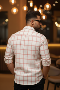 Men Onion Checks Shirt – Trendy and Comfortable Casual Wear OXFORD 261049715