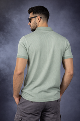 Men Pista Striped Polo T-Shirt | Modern Casual Style 261023952