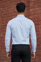 Men Sky Blue Executive Formal Shirt | High-Quality Fabric | Atlance-FRM