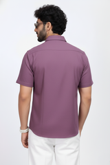 Men Casual Dark Onion Short Sleeve Shirt - Cotton Comfort 261049774