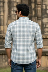 Dark Pista Check Shirt for Men | Stay Stylish & On-Trend OXFCH
