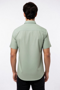Men Casual Pista Short Sleeve Shirt - Cotton Comfort 261049774