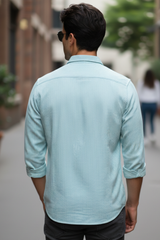 Men Pista Color Striped Cotton Shirt for Men | New Casual Collection-251167774