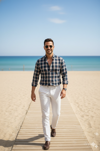 Soft Cotton Red Color Checkered Shirt | Essential Summer Casuals-241139914 241139859