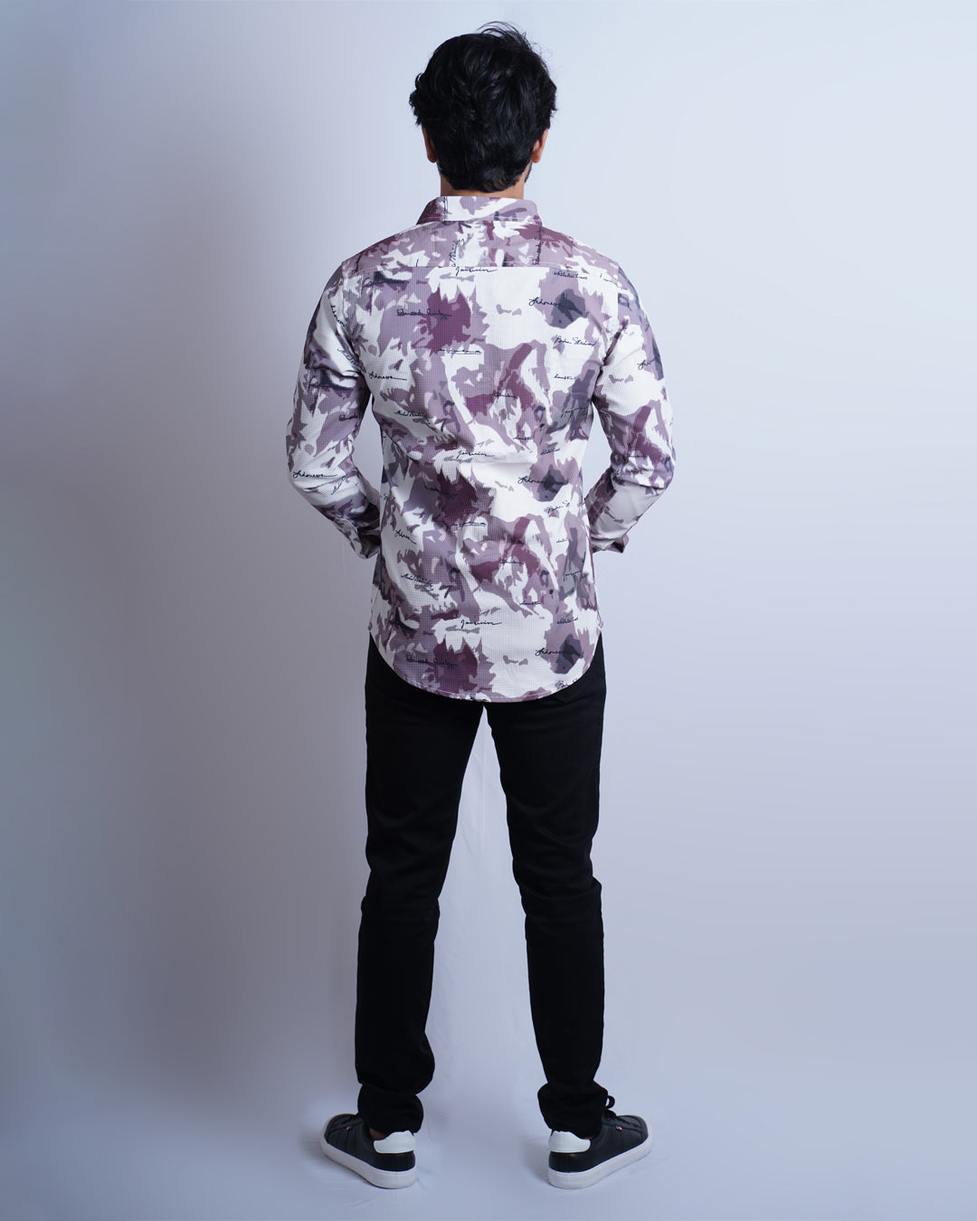 ONION COLOR PRINTED CASUAL SHIRT