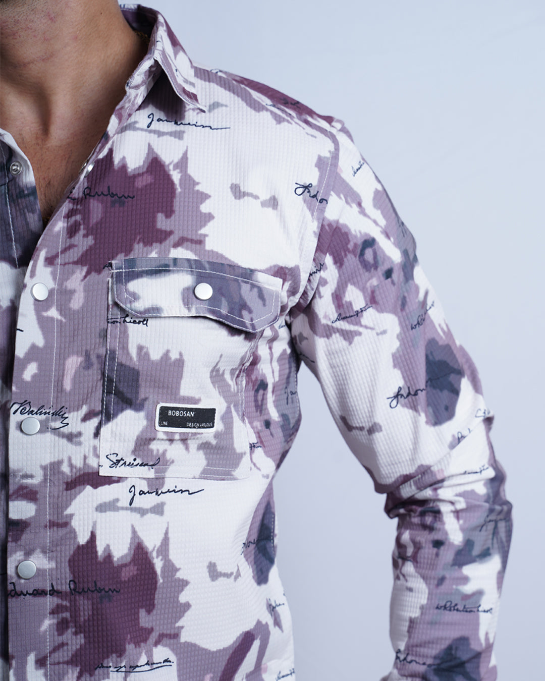 ONION COLOR PRINTED CASUAL SHIRT