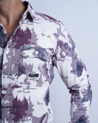 ONION COLOR PRINTED CASUAL SHIRT