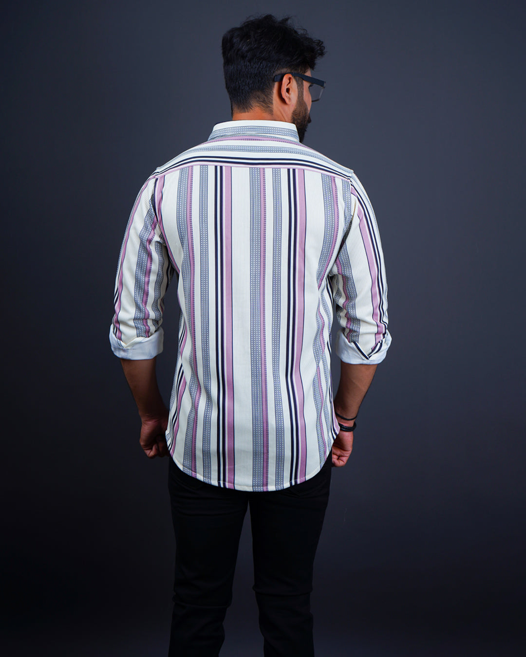 ONION COLOR LINING CASUAL SHIRT