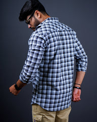 BLACK-WHITE COLOR CHECKS CASUAL SHIRT