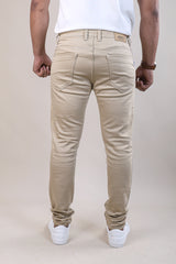 KHAKHI COLOR PLAIN JEANS