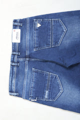 BLUE COLOR DENIM WASH JEANS