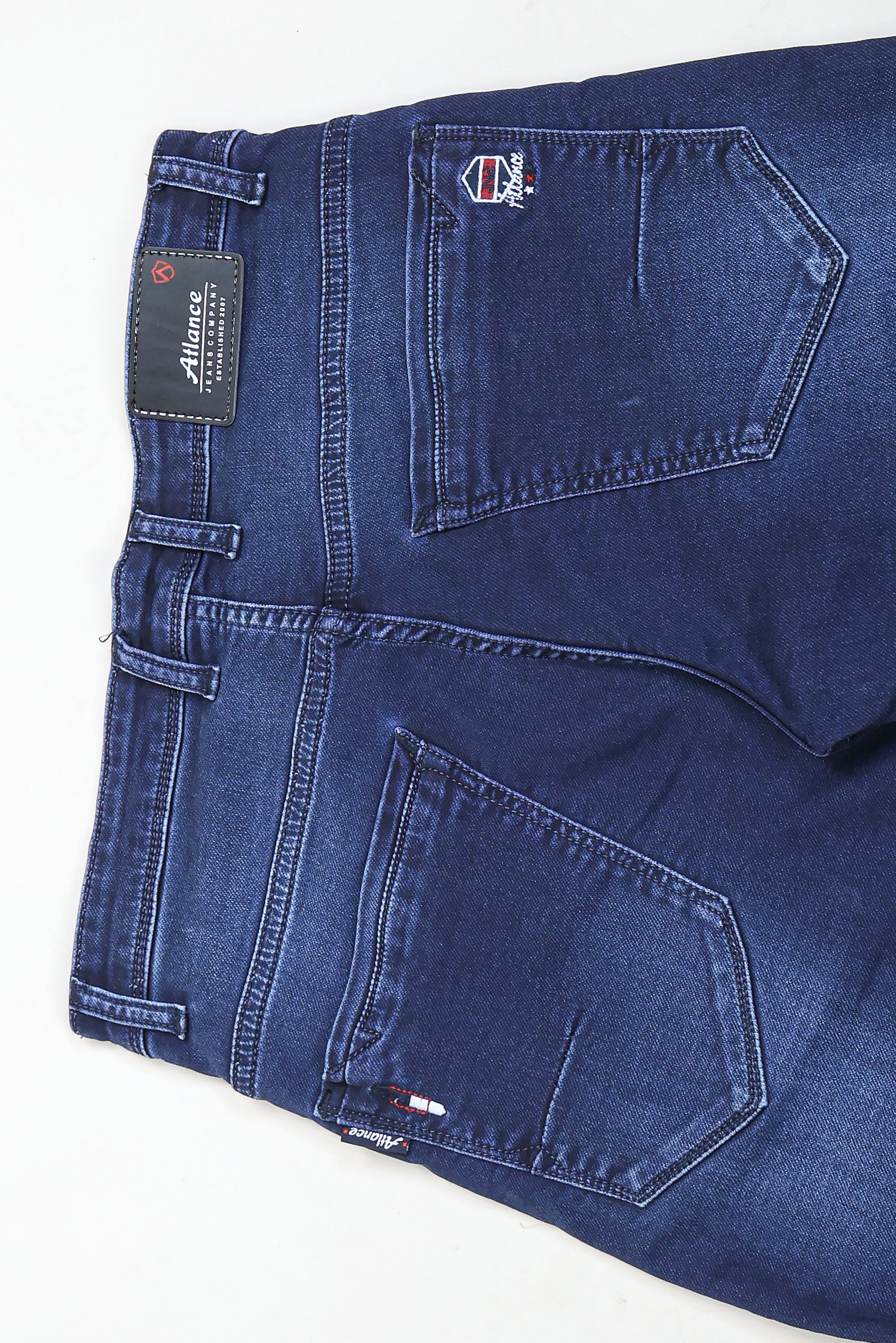 BLUE COLOR DENIM WASH JEANS