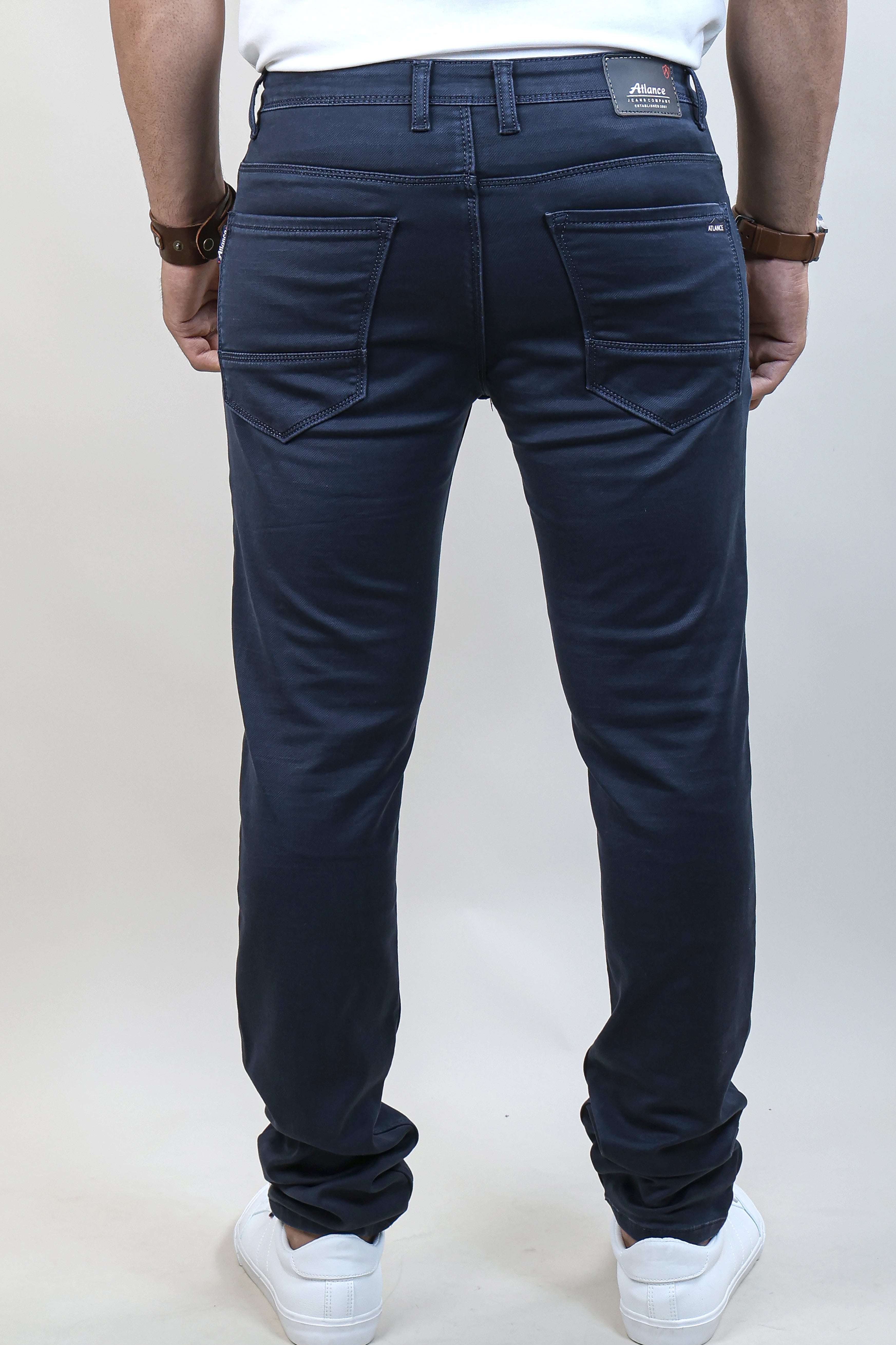 NAVY BLUE COLOR PLAIN JEANS