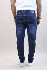 BLUE COLOR DENIM WASH JEANS