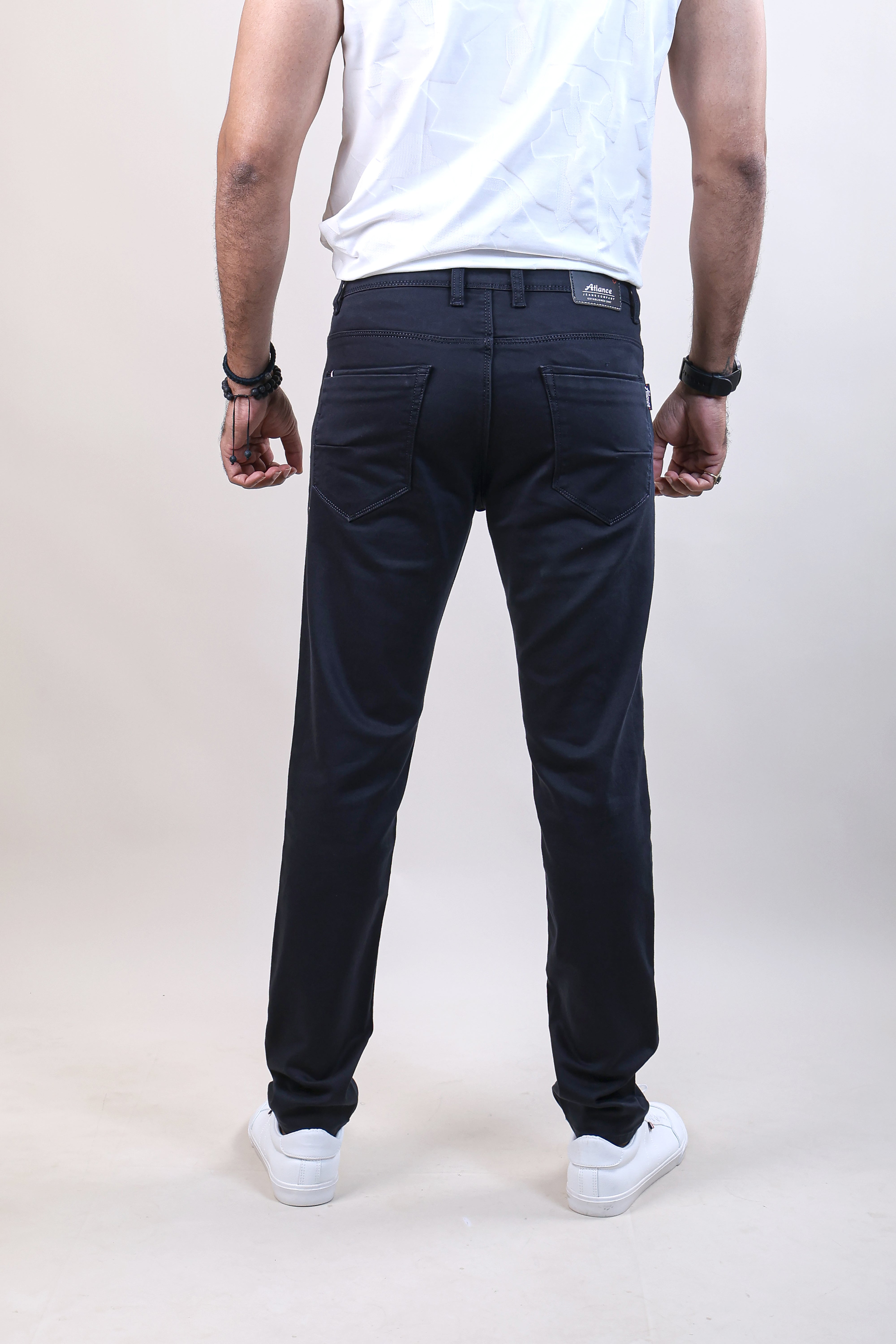 NAVY BLUE COLOR PLAIN JEANS