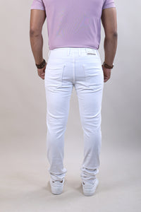 WHITE COLOR PLAIN JEANS | ATL751729