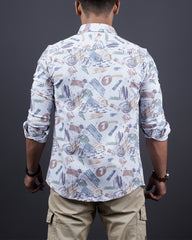 MULTI COLOR PRINTED CASUAL SHIRT