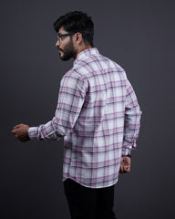 ONION COLOR CHECKS CASUAL SHIRT