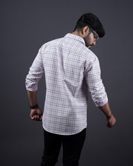 PINK COLOR CHECKS CASUAL SHIRT