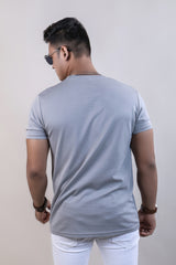 GREY COLOR MATTER T-SHIRT