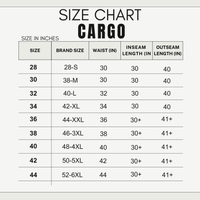 Men Beige Cargo Jogger Pants - 6 Pocket Slim Fit P-402