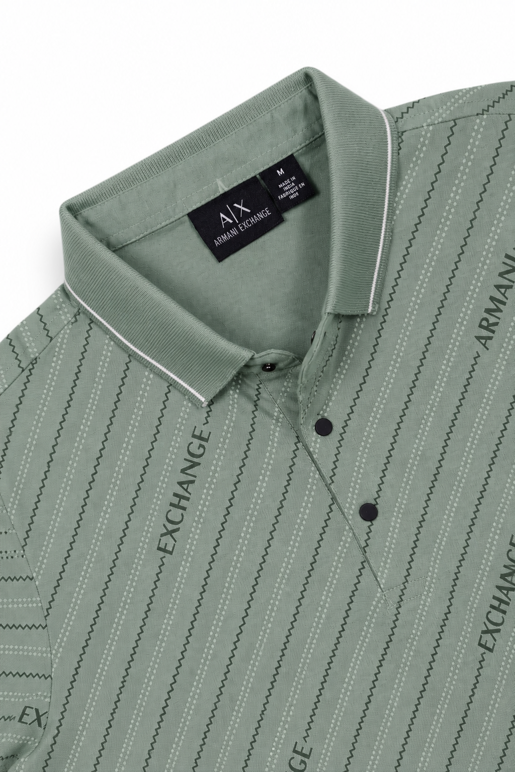 Men Premium Pista Striped Polo T-Shirt with Snap Buttons 144