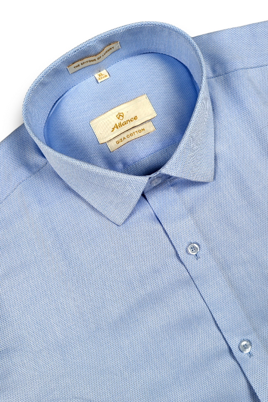 Atlance Men Sky Blue Shirt – Perfect for Office & Parties-FRM