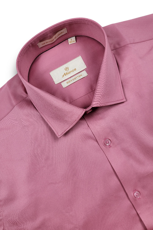Atlance Men Premium Onion Pink Formal Shirt - Slim Fit-FRM