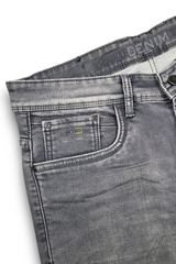 Stylish Grey Washed Denim Jeans for Men 261053230