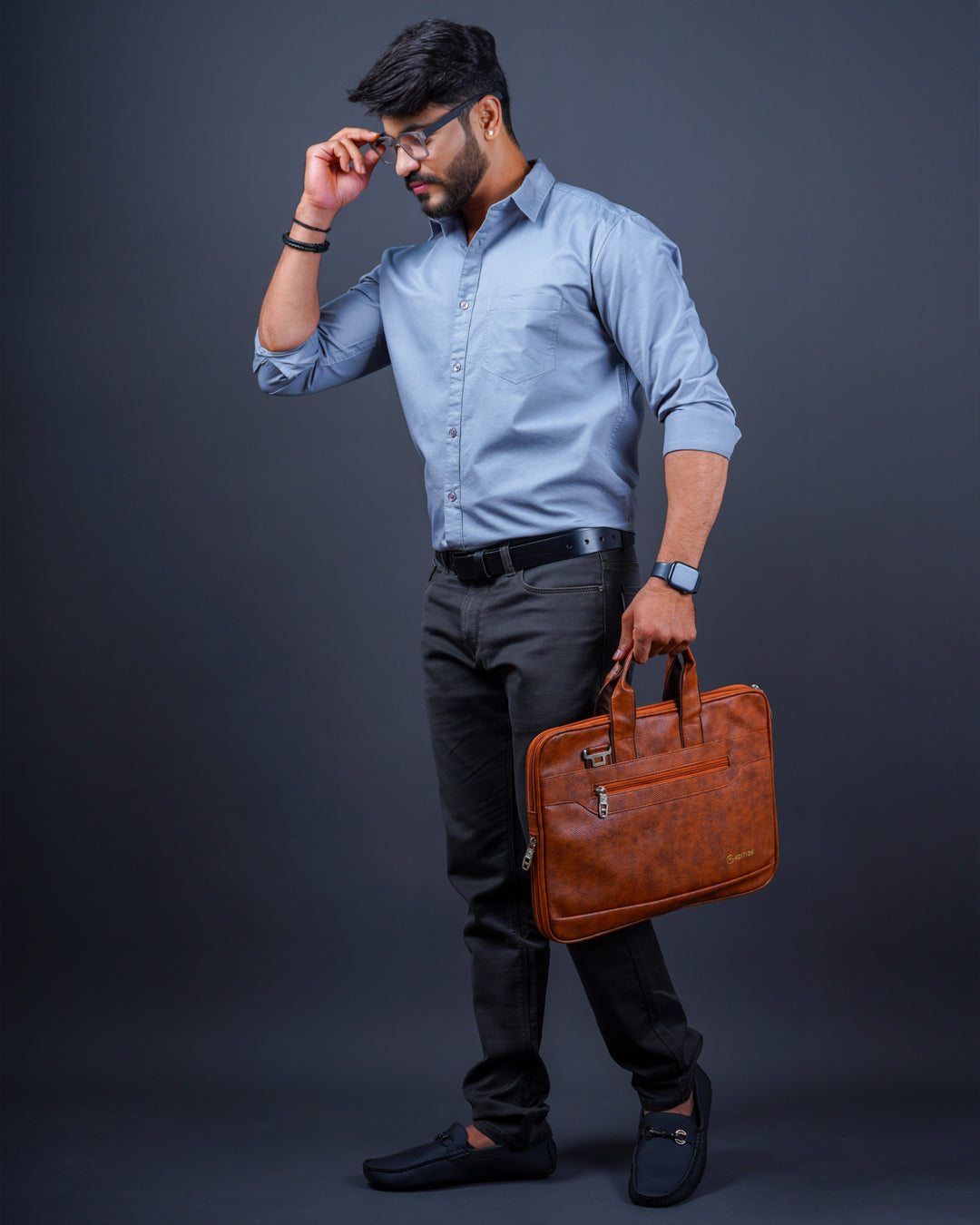 GREY COLOR PLAIN CASUAL SHIRT