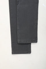 CARBON COLOR PLAIN JEANS