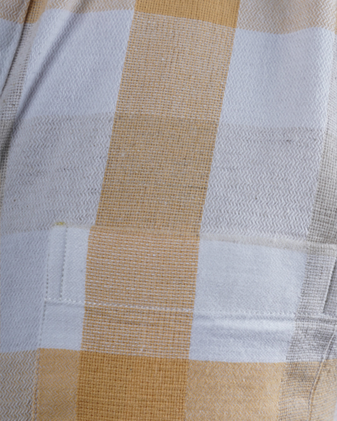 MUSTARD COLOR CHECKS CASUAL SHIRT