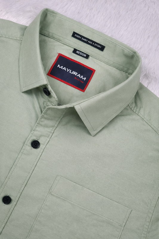 Men Casual Pista Short Sleeve Shirt - Cotton Comfort 261049774