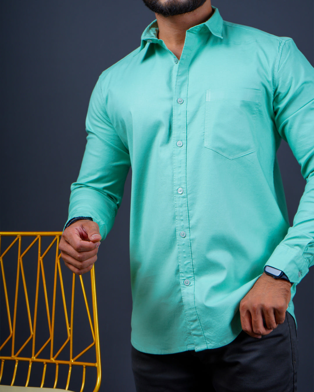 Pista color color plain casual shirt shirt for casual wear.