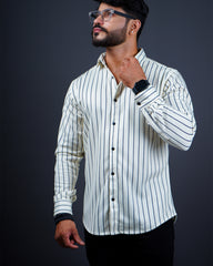 Lemon color color lining casual shirt shirt for casual wear.