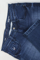 BLUE COLOR DENIM WASH JEANS