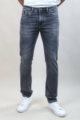 GREY COLOR DENIM WASH JEANS