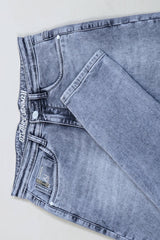 GREY COLOR DENIM WASH JEANS