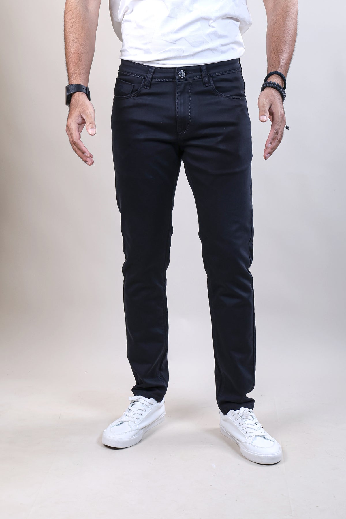 NAVY BLUE COLOR PLAIN JEANS