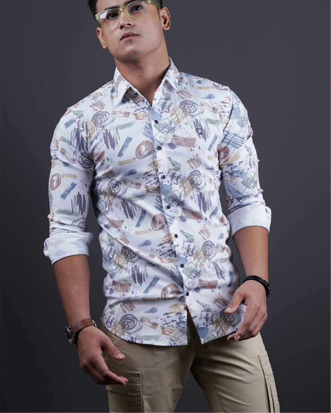 MULTI COLOR PRINTED CASUAL SHIRT