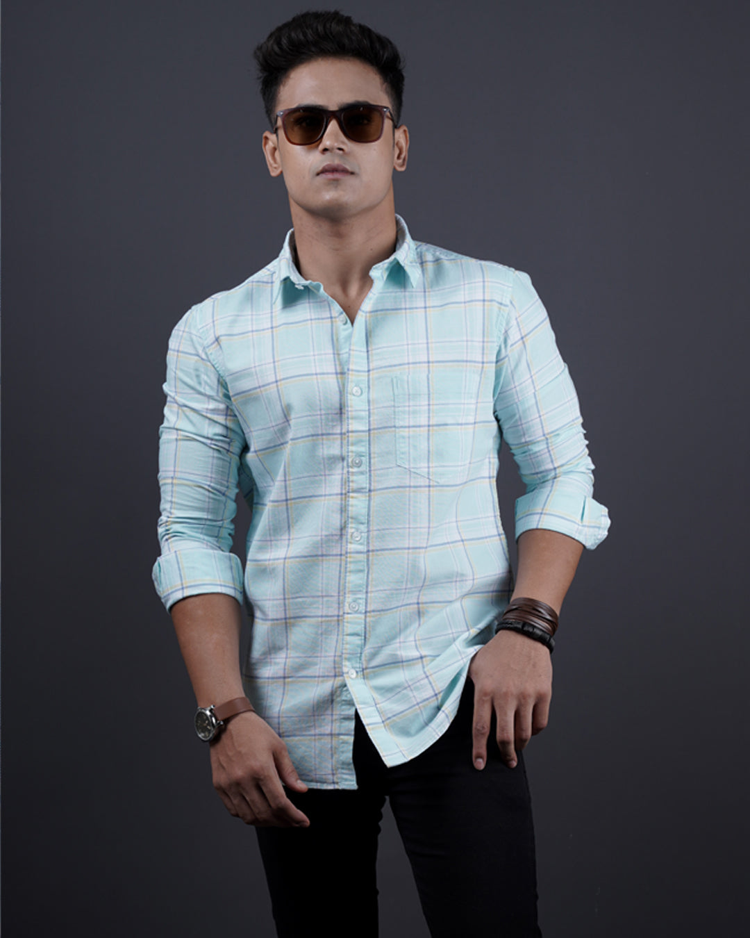 FIROZI COLOR CHECKS CASUAL SHIRT