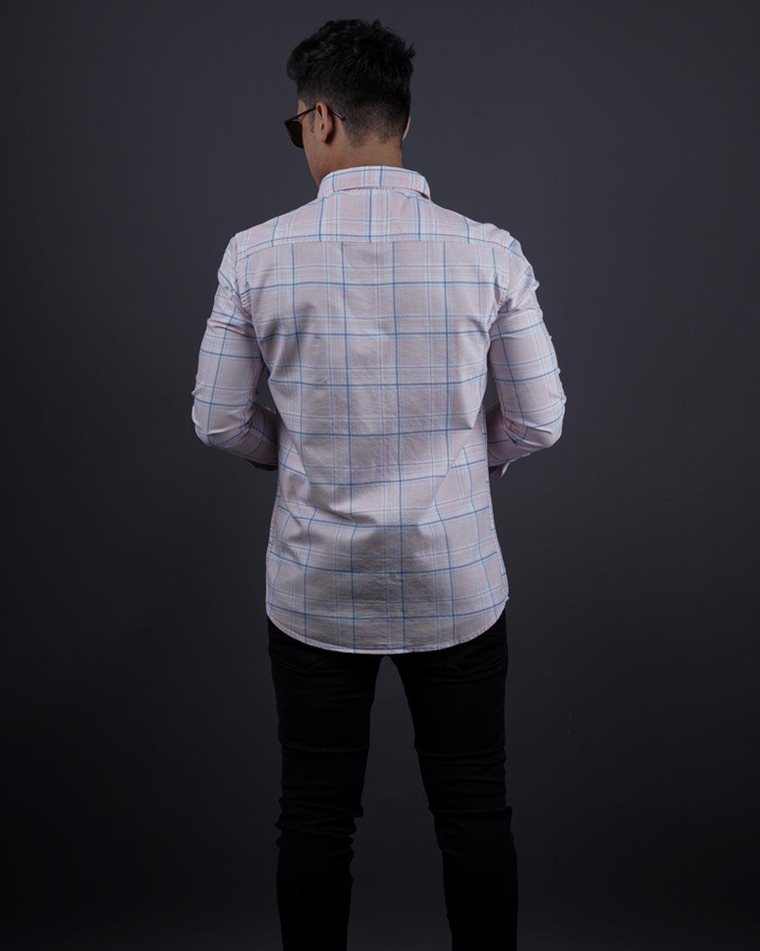 PINK COLOR CHECKS CASUAL SHIRT