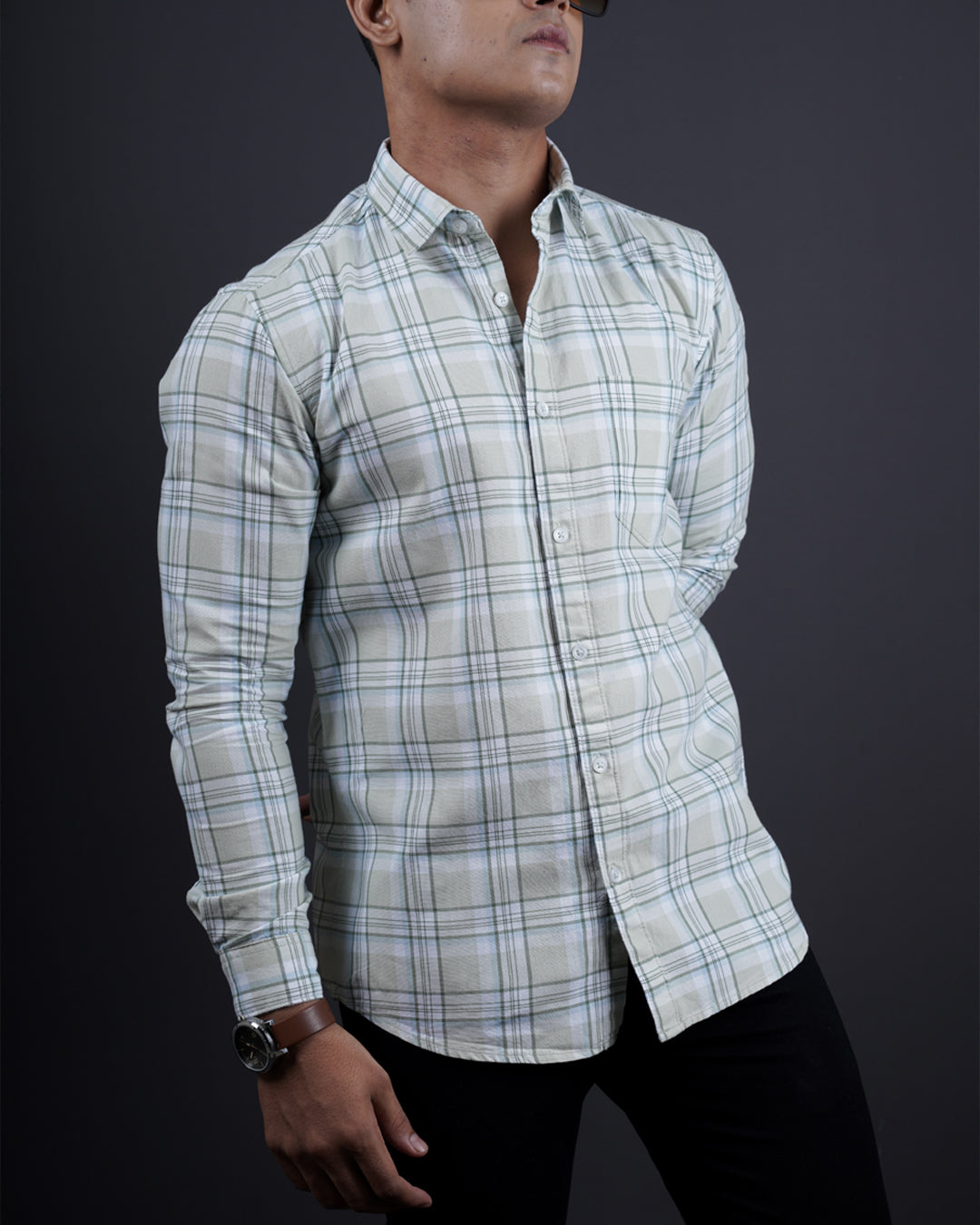 Pista color color checks casual shirt shirt for casual wear.