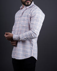 PINK COLOR CHECKS CASUAL SHIRT