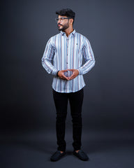 MULTI COLOR LINING CASUAL SHIRT