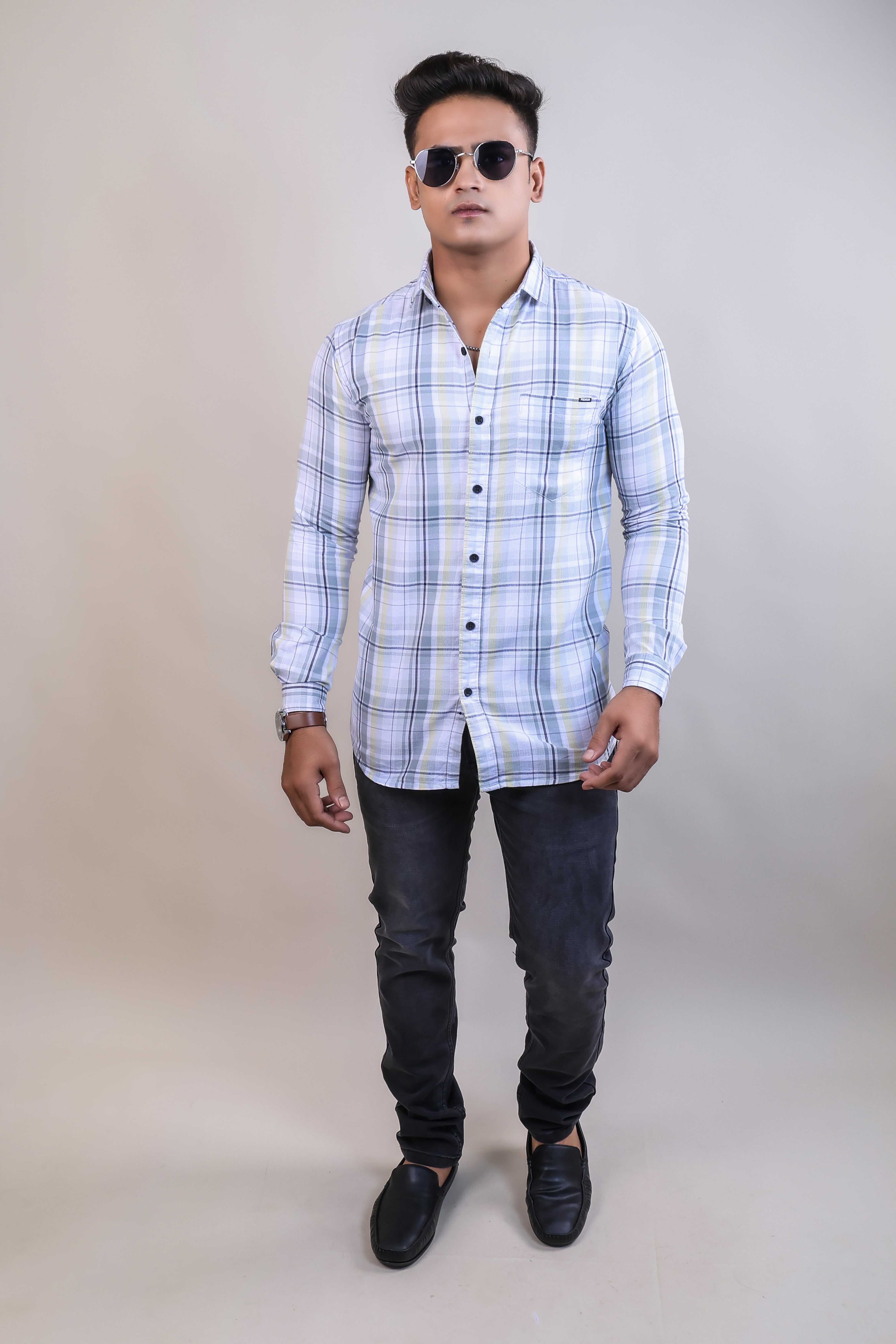 PISTA COLOR CHECKS CASUAL SHIRT