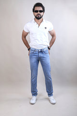 ICEBLUE COLOR DENIM WASH JEANS