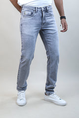 GREY COLOR DENIM WASH JEANS